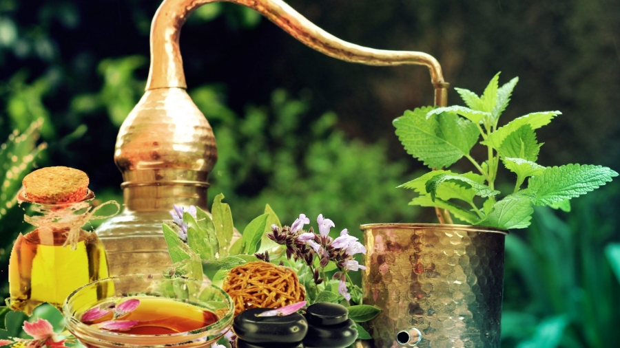 Aromaterapia-Destilación